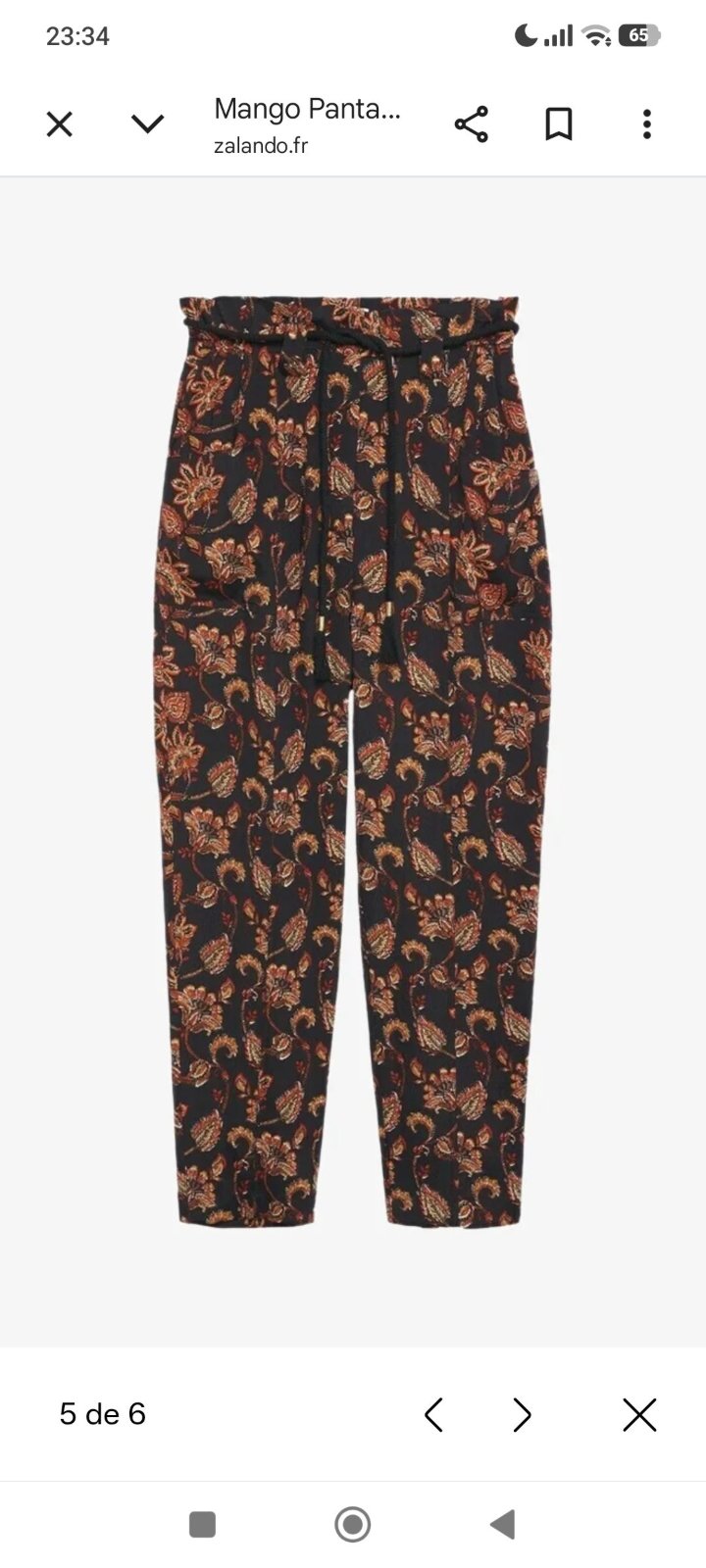 Pantalon mango ancienne collection taille S