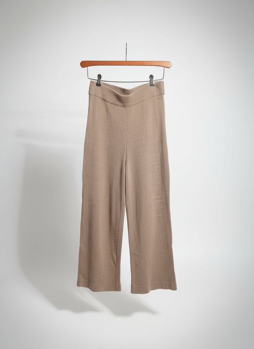 Pantalon Zara melange lin viscose et coton