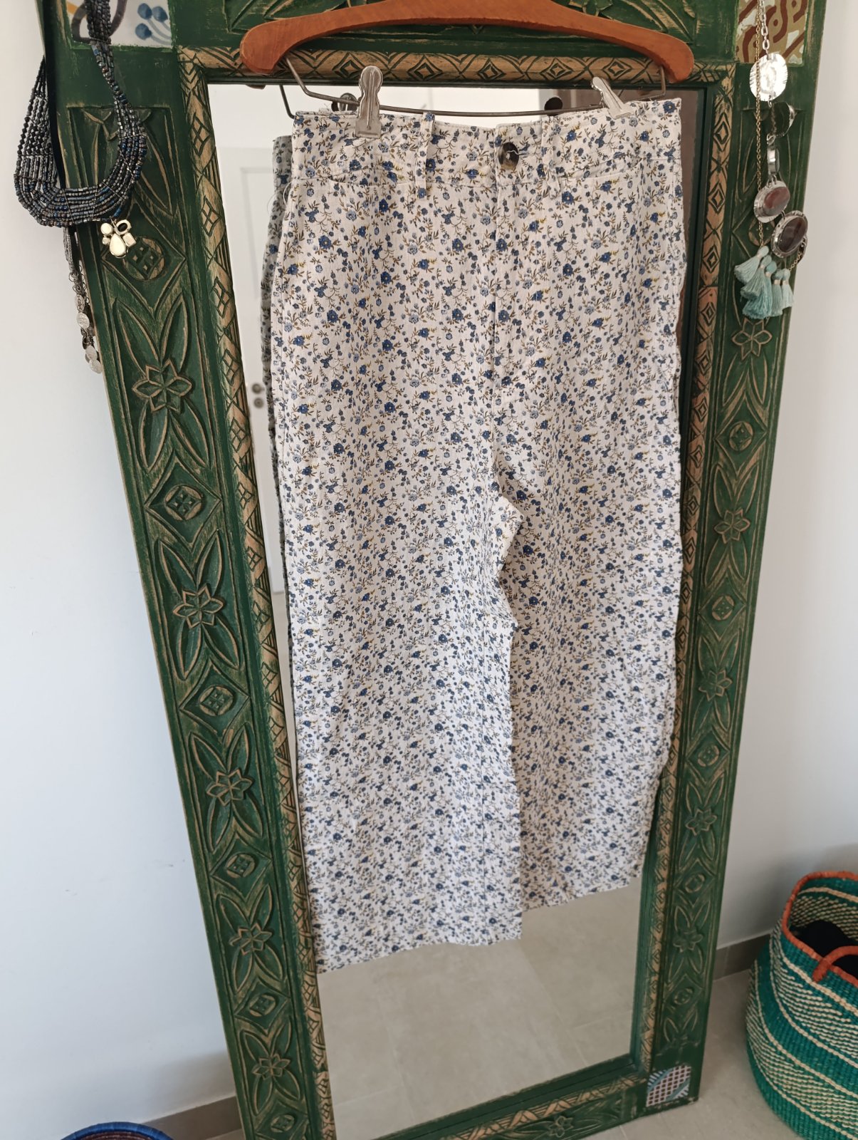 Pantalon Mango 100% lin 