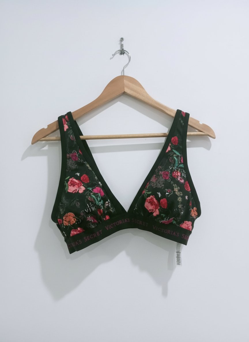 Haut maillot de bain fleuri vistoria's secret taille L, neuf