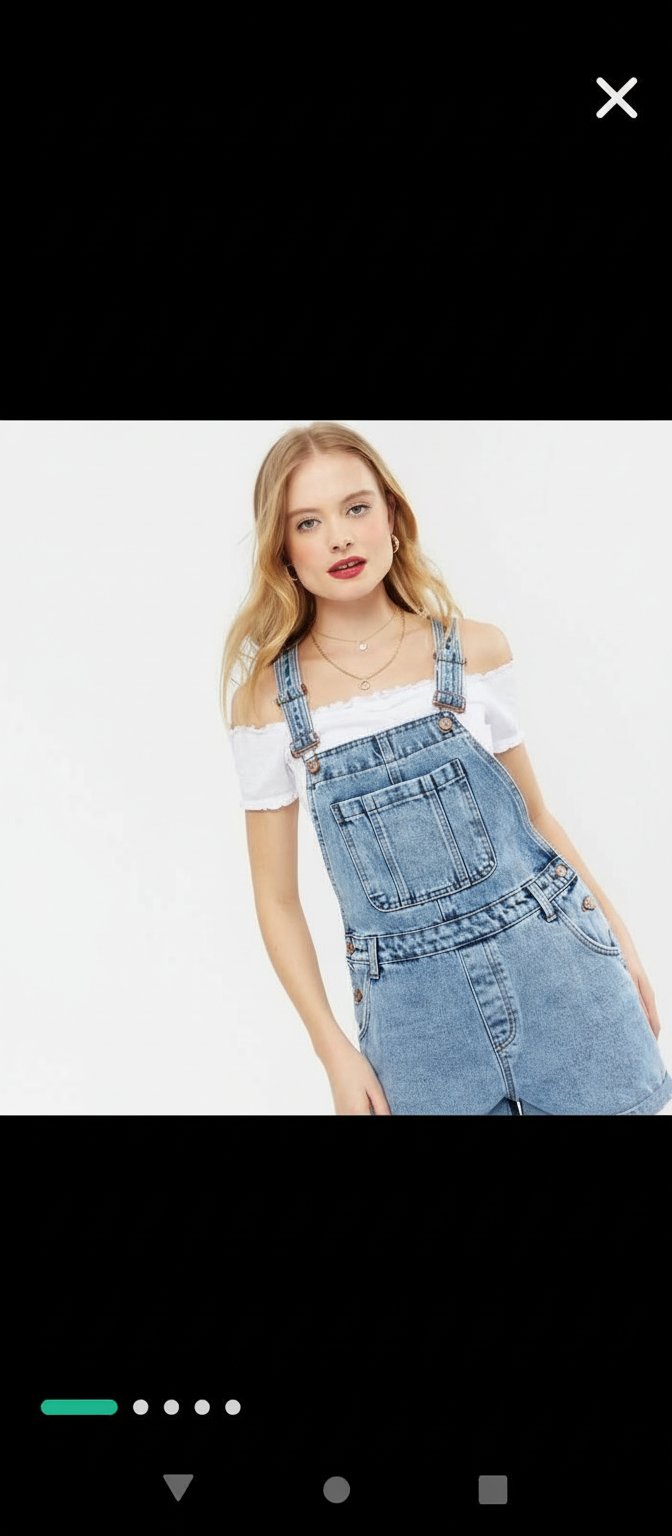Combishort en Jean New look taille M beuve