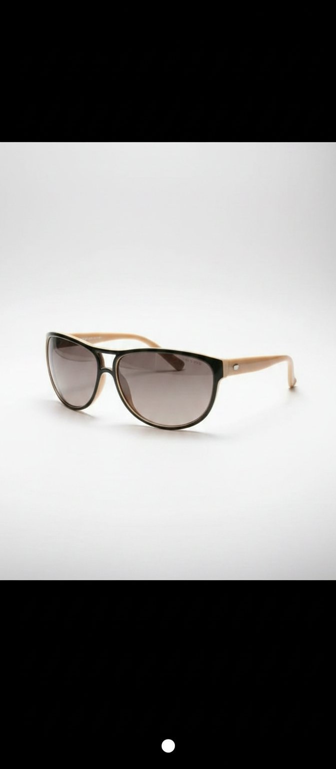 Lunette soleil  homme Police noir et beige