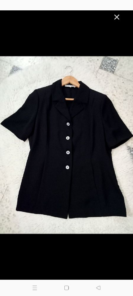 Blazer sans doublure manches courtes made in Italy taille 44