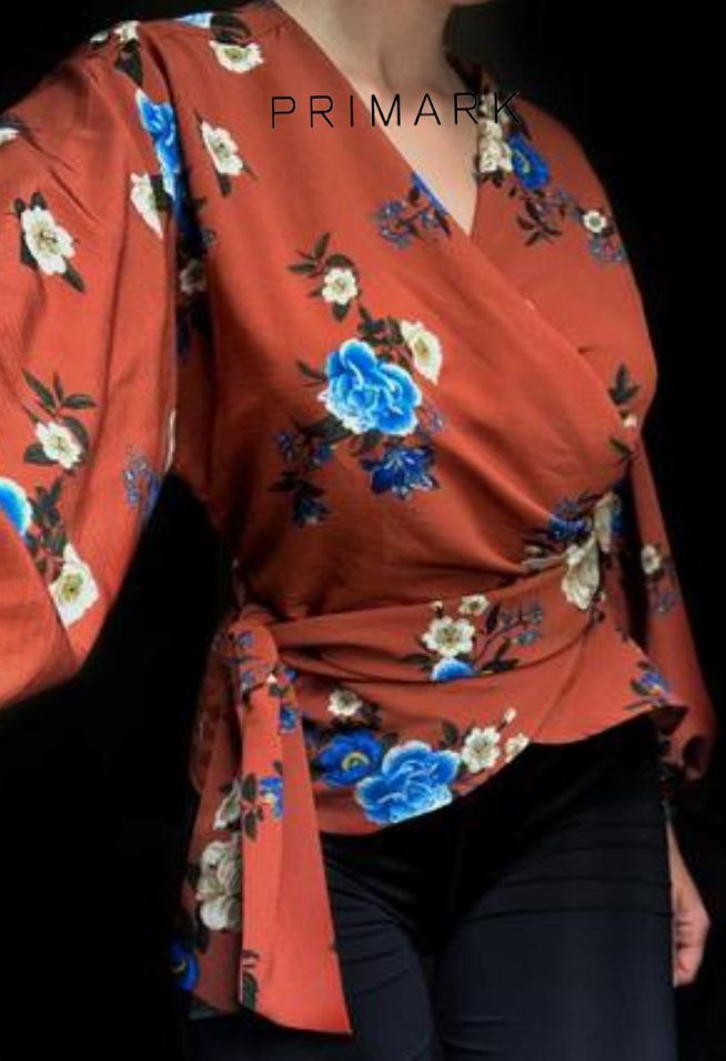 Chemise  croisée comme neuve Primark taille L (tlabas M)