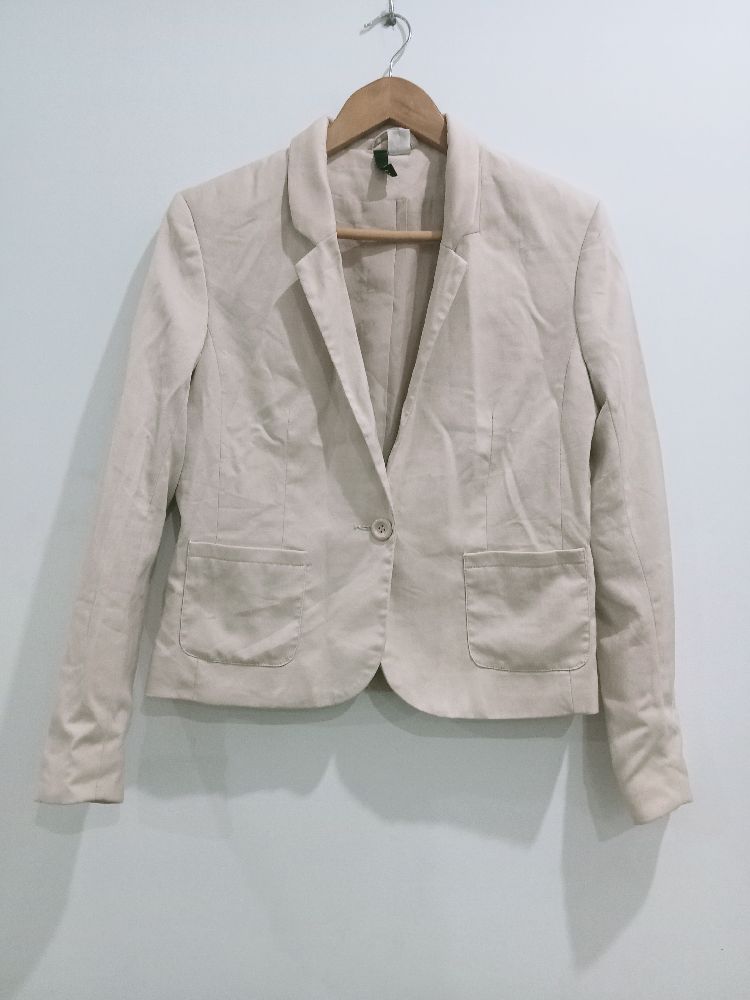 Blazer ajusté beige clair neuf da H&M tlabass M