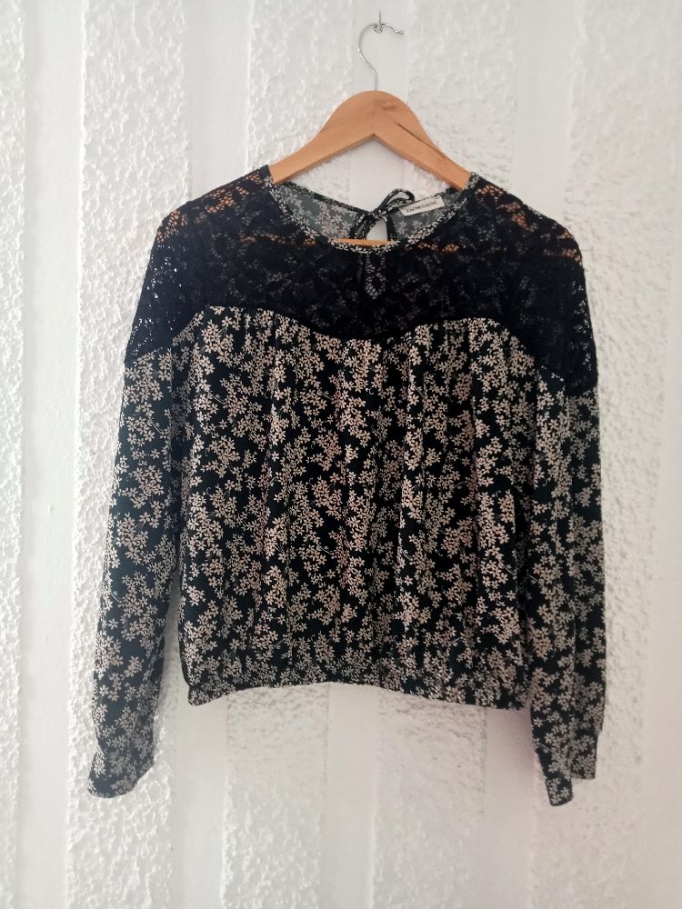 blouse cache cache fleurie taille M