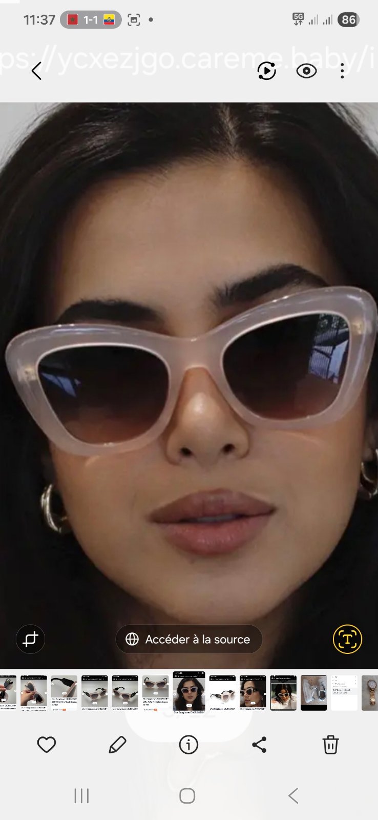 Lunette Cristian Dior Authentique importée 
