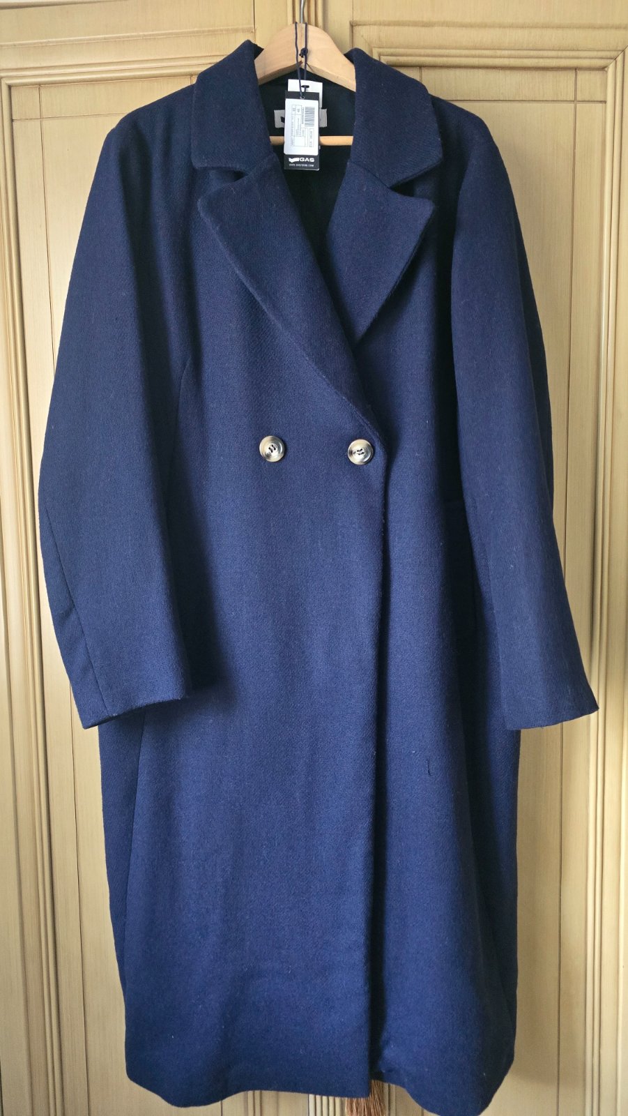 MANTEAU BLEU MARINE TAILLE 46 GAS