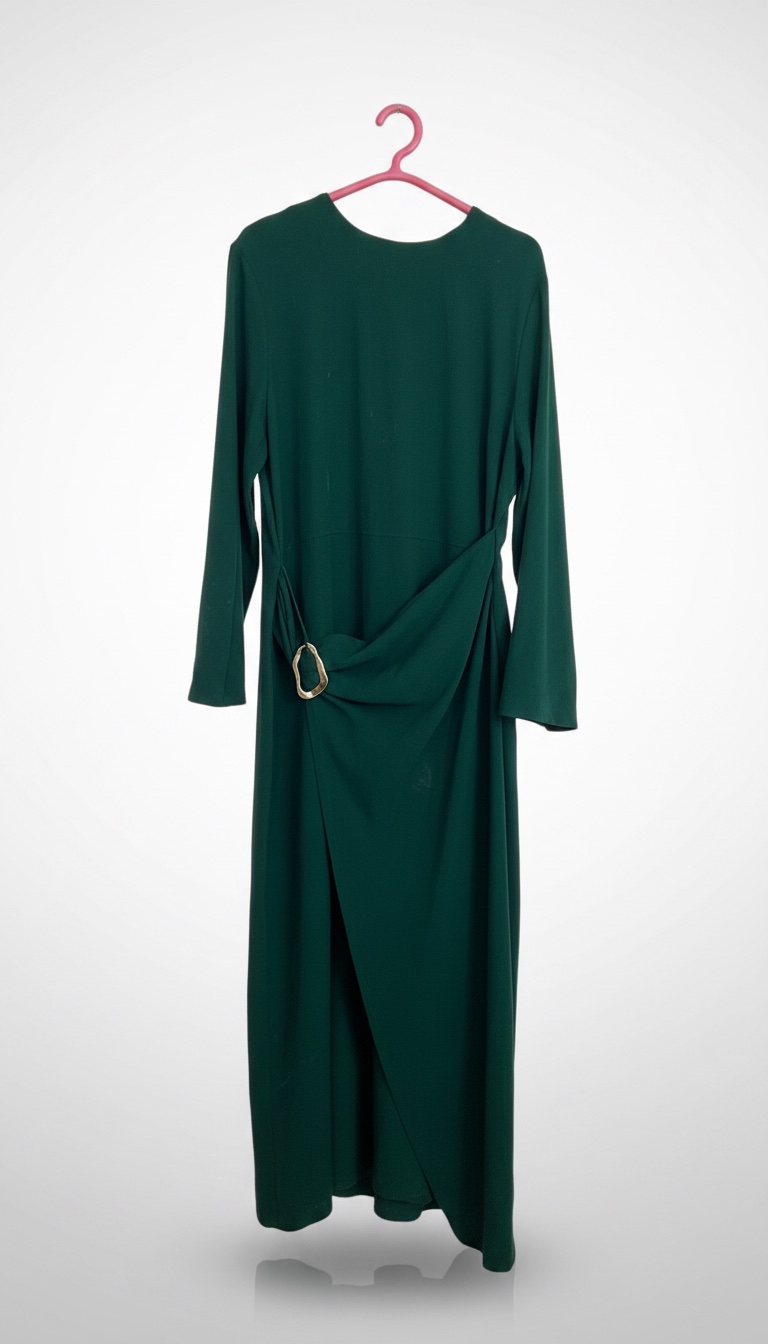 Robe Zara verte élégante