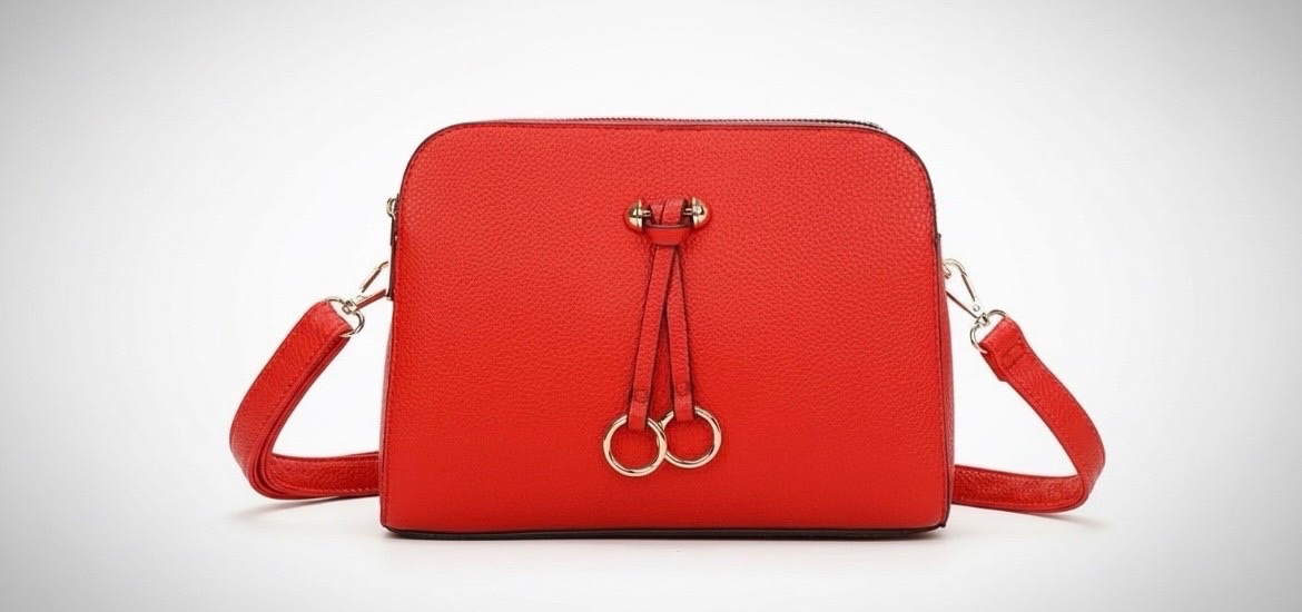 Sac en cuir rouge ✨❤️