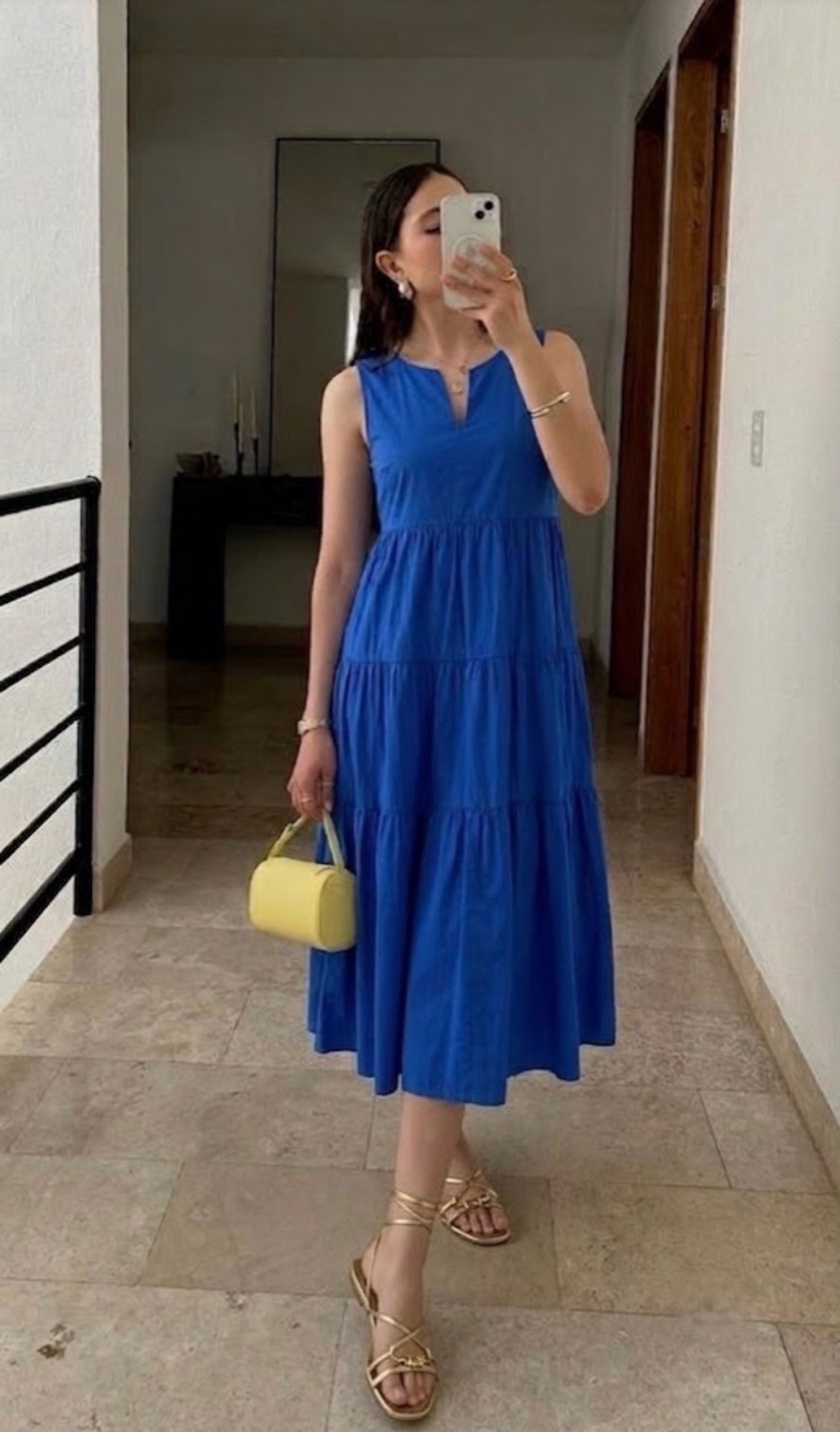 Robe bleu Banana Republic