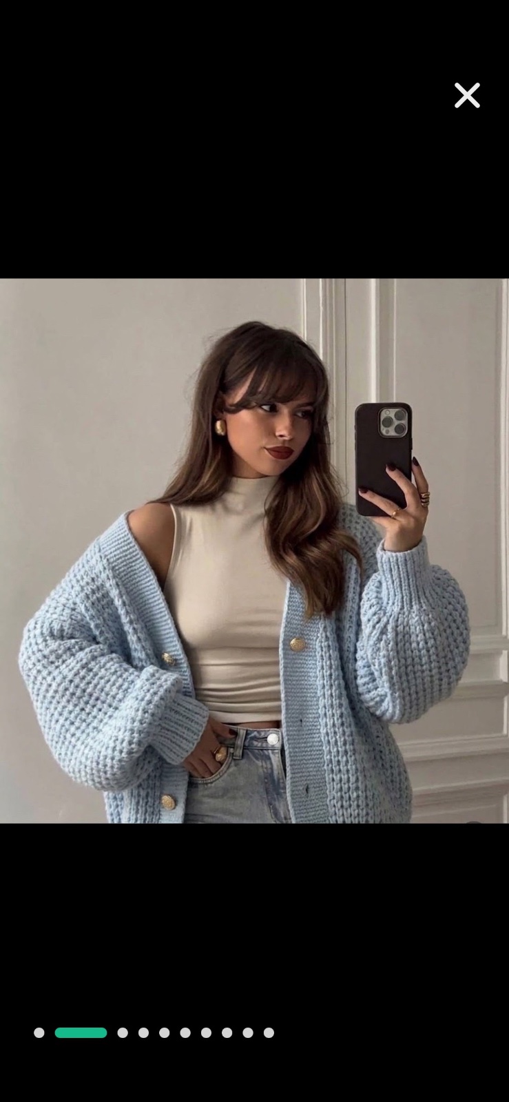 Cardigan en maille épaisse Jasmina paris