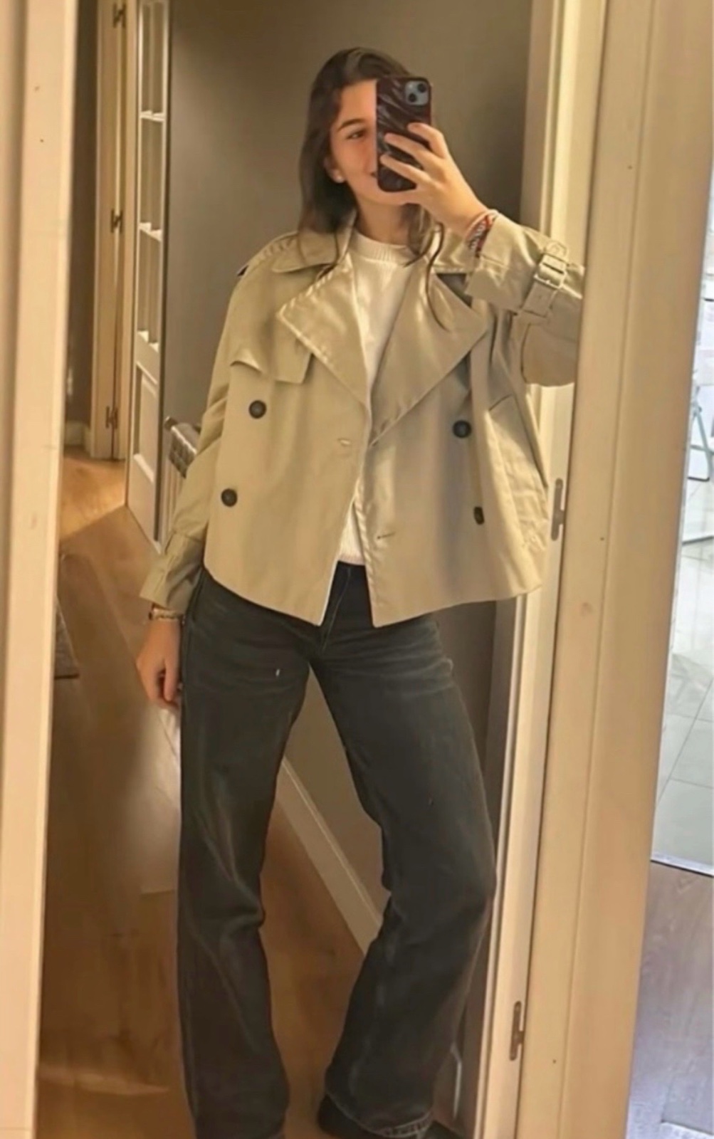 Trench coat courte shein