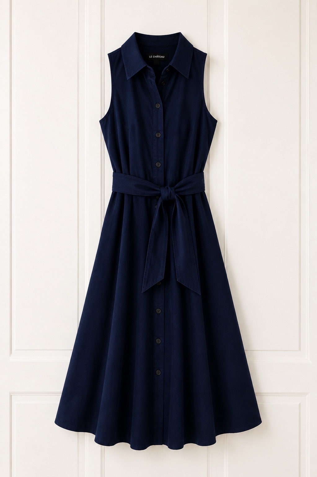 Robe Chemise Le Château, taille M/L(38,40) ,bleu marine.