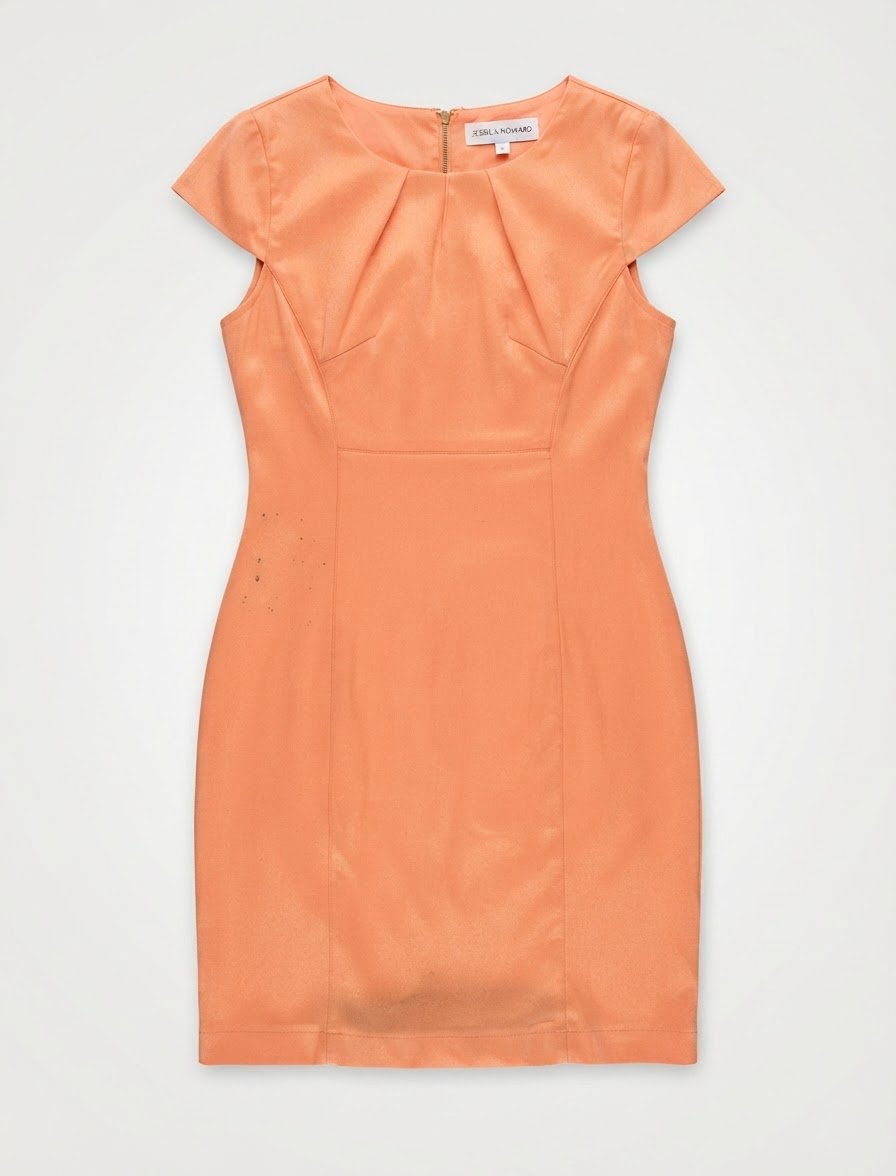 Robe élégante orange 