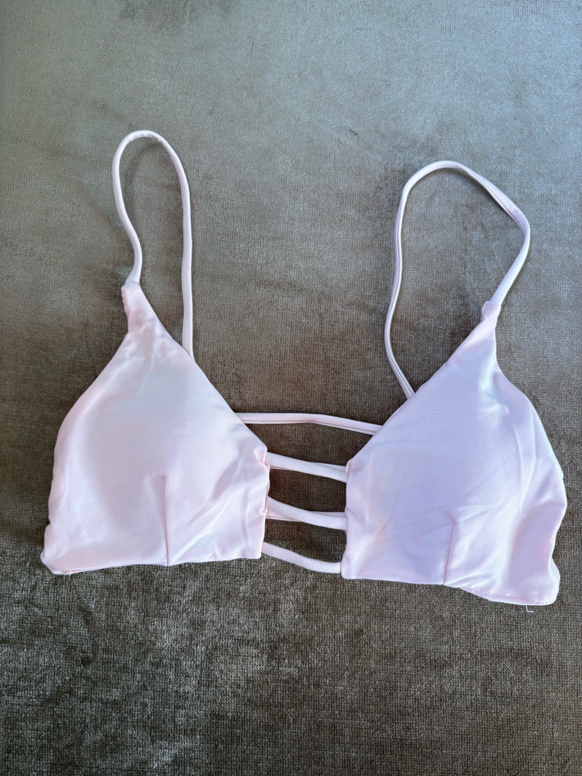 Jolie Top rose taille small 