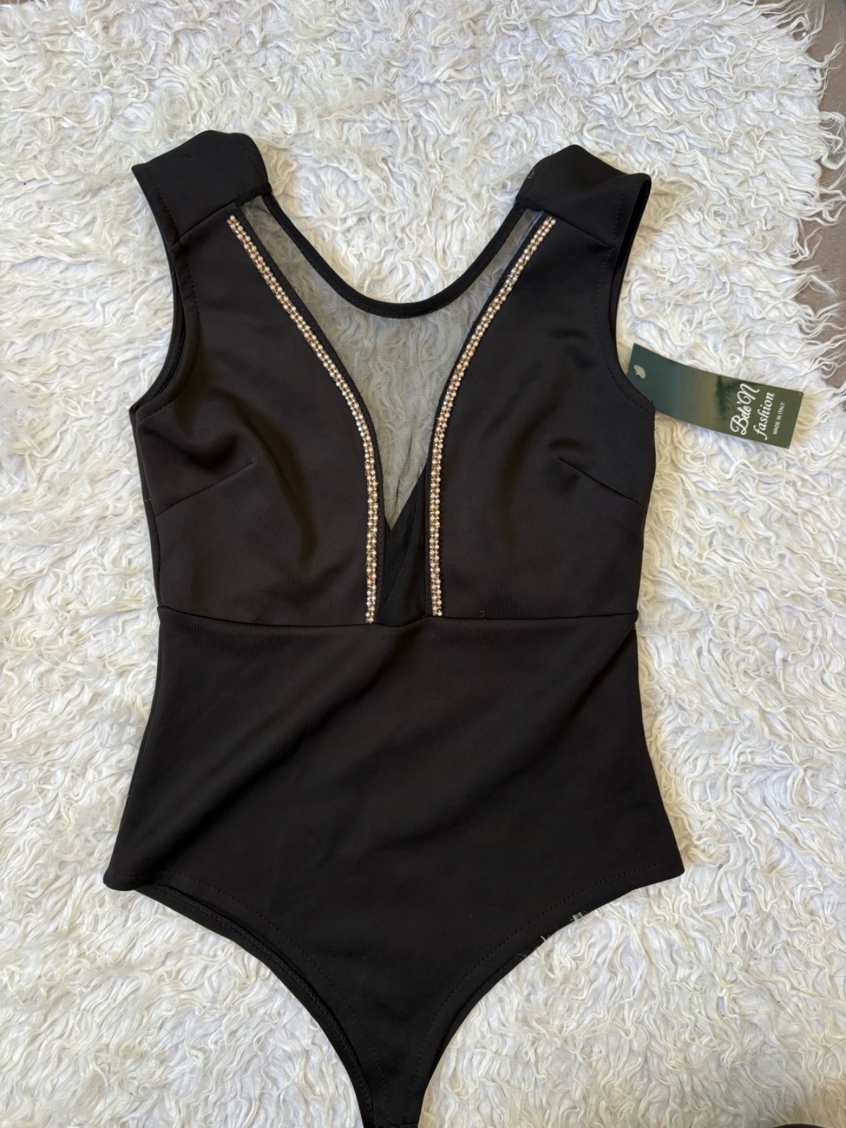Body noir neuf avec etiquette taille l 