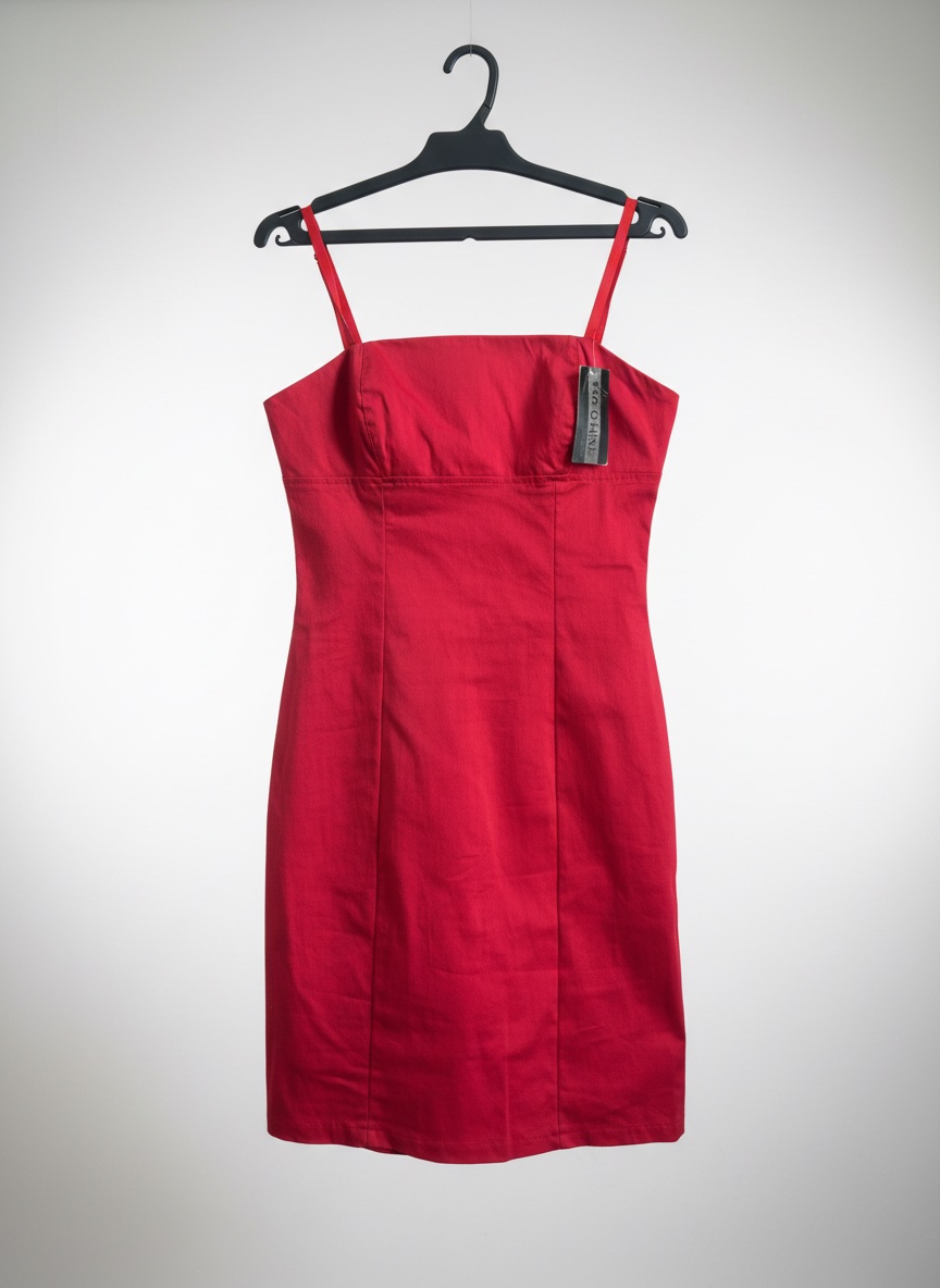 Sublime robe rouge neuve avec etiquette 