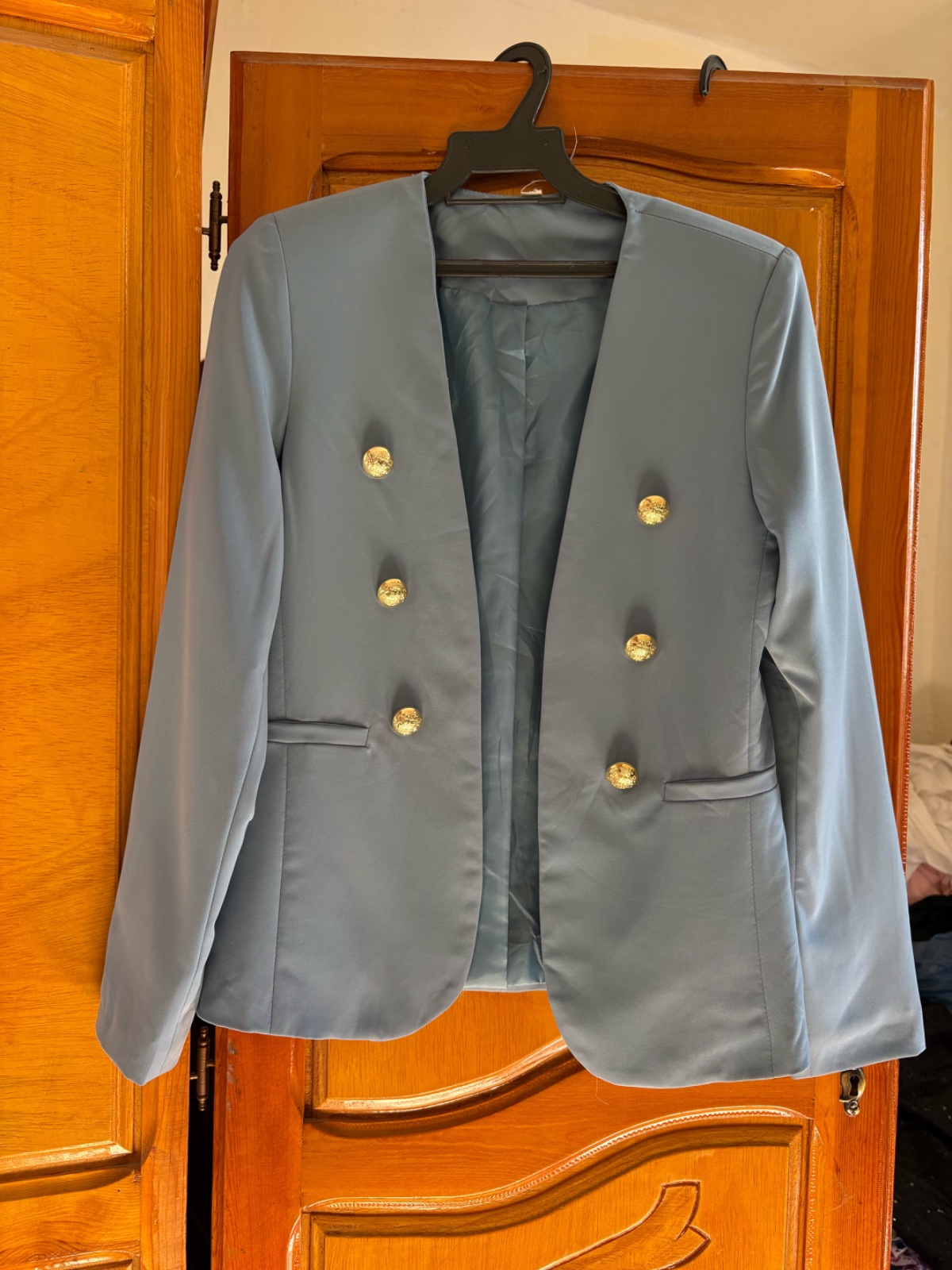 Veste turquoise chic 