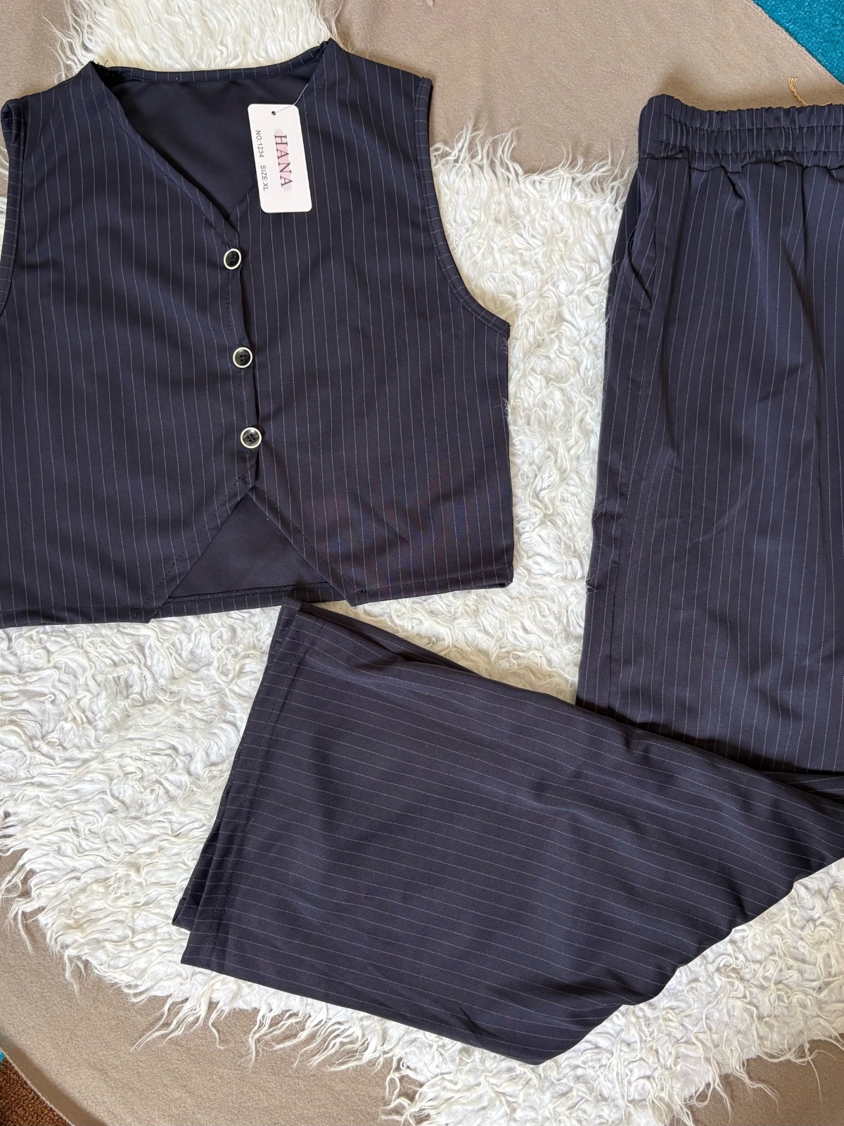 Set bleu nuit tres chic lycra