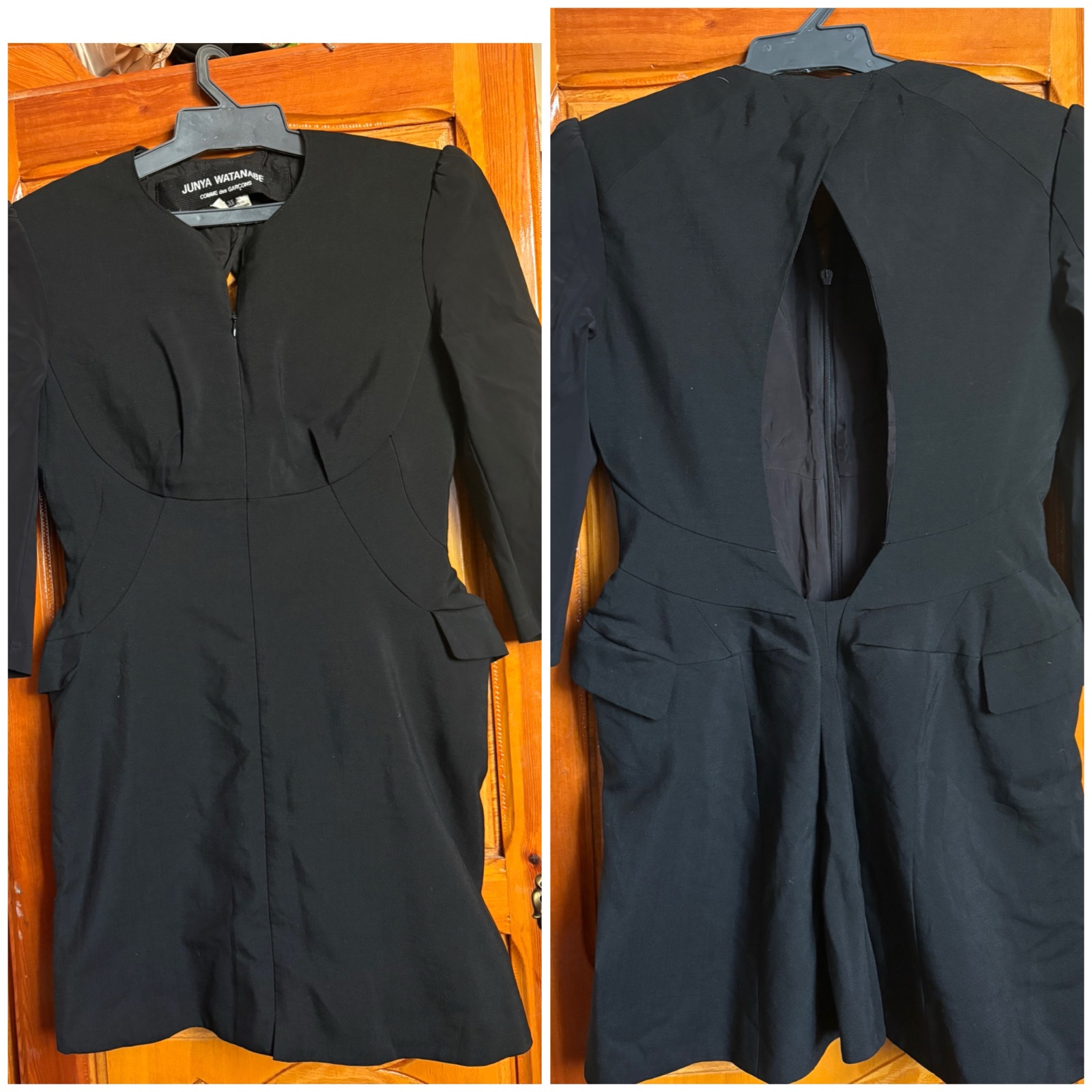 ✨ Robe midi noire chic, taille XS, Féminine et élégante, elle est sublimée par un joli détail au dos qui apporte une touche raffinée. Parfaite pour une soirée, un dîner 