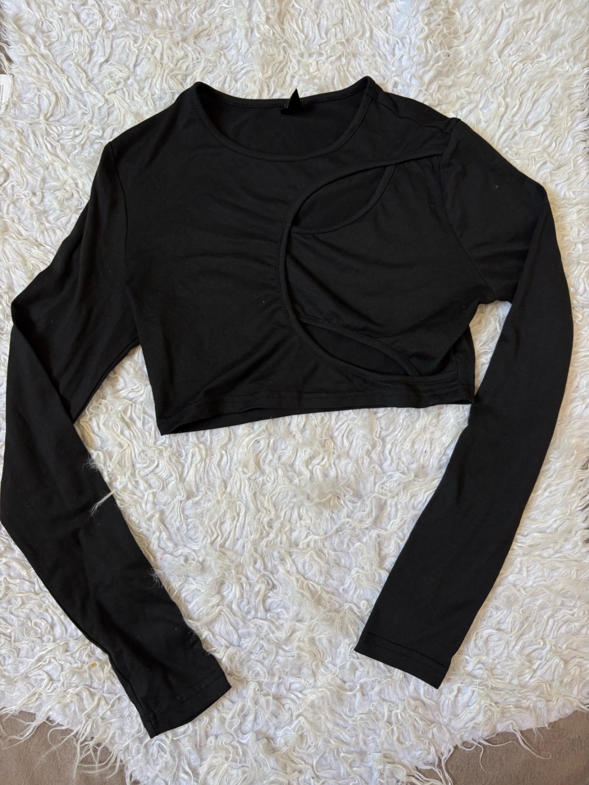 Top shein noir taille xs s lycra comme neuf