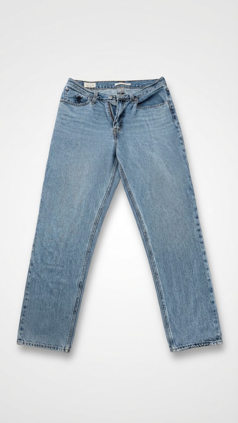 Jean mom années 80 de la marque Levis