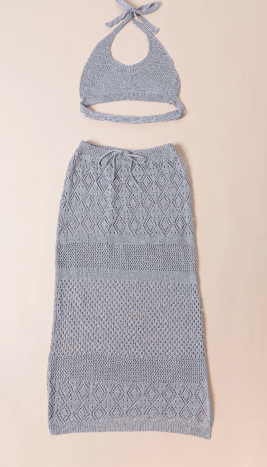 Set crochet en argent