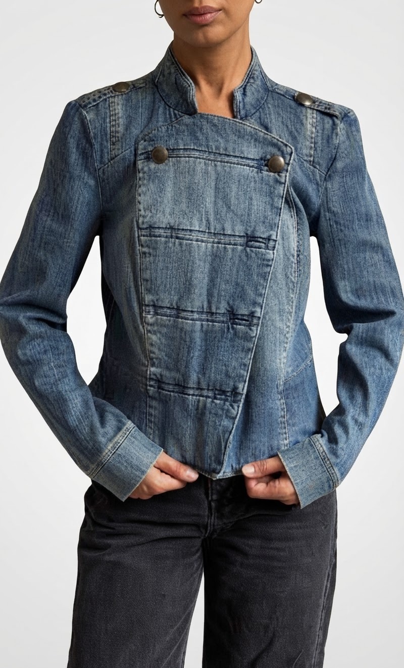 Veste jean mango