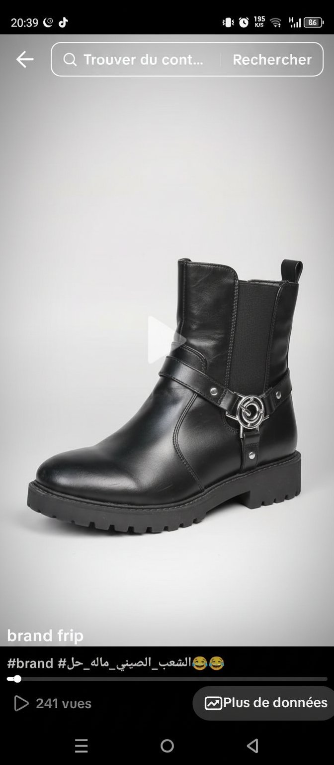 Botte noir pointure 41