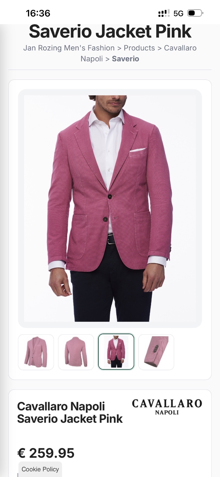 Blazer Cavallaro Napoli. T54