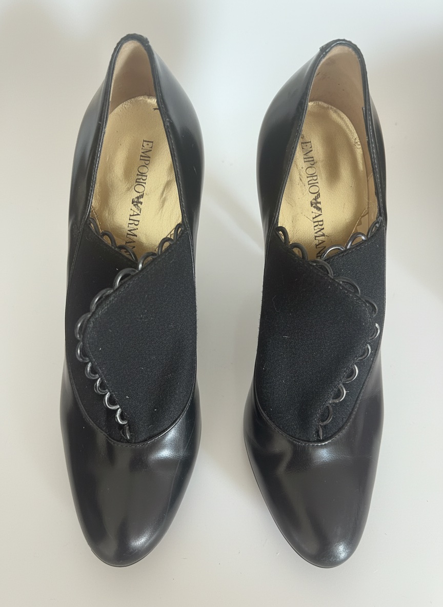 Escarpins Armani-Cuir & Daim 38,5