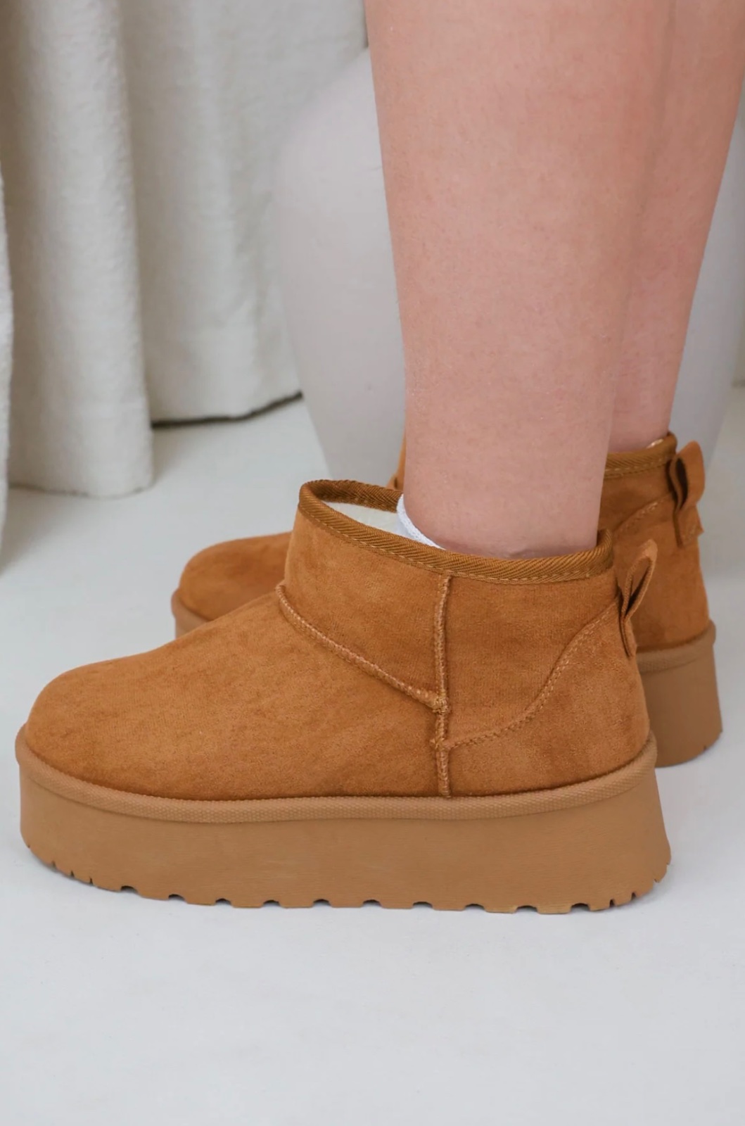Bottine plateforme style ugg