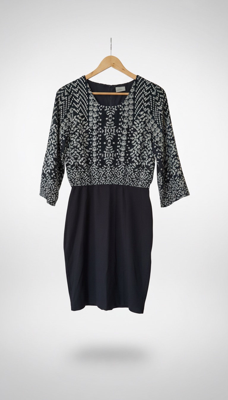 Robe en noir et blanc