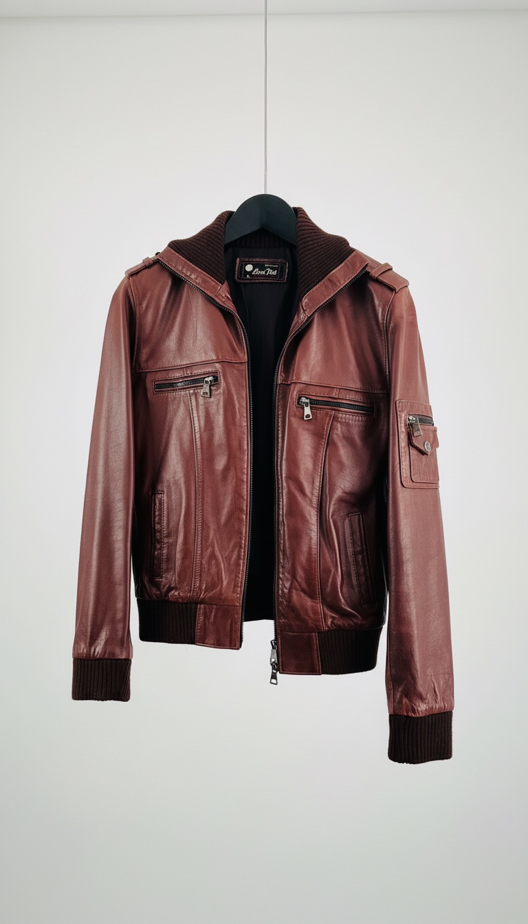 Veste en cuir