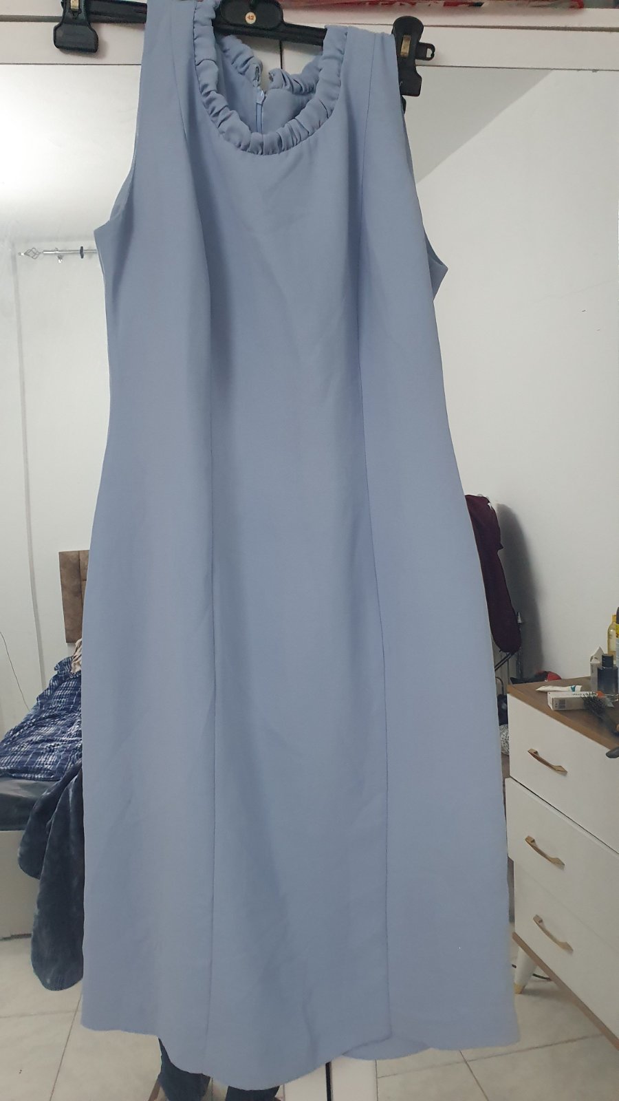Robe bleu pastel