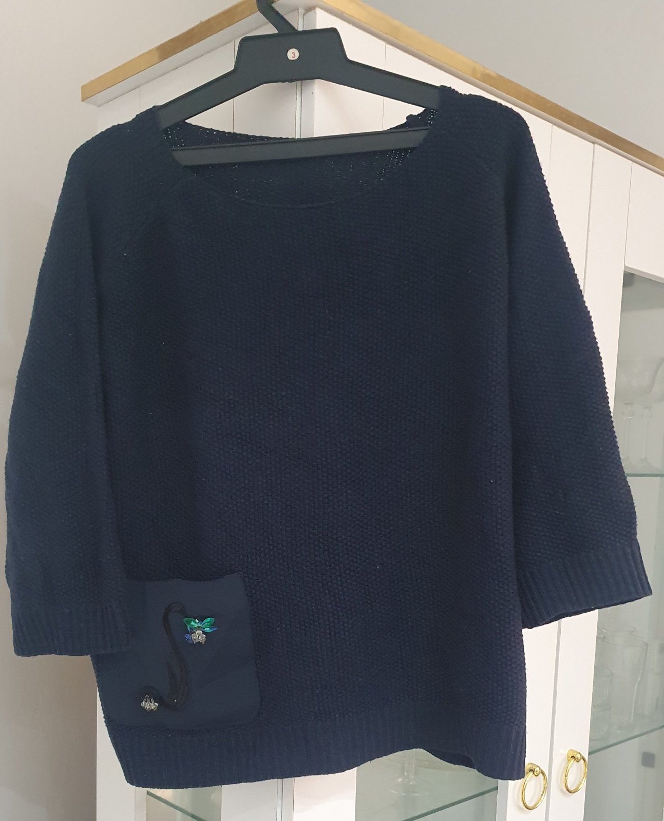 Pull bleu yo9tol porté importé 