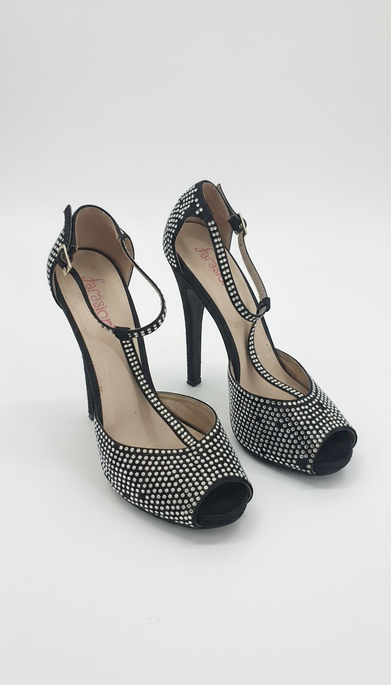 Talon style zara bling bling presque neuf