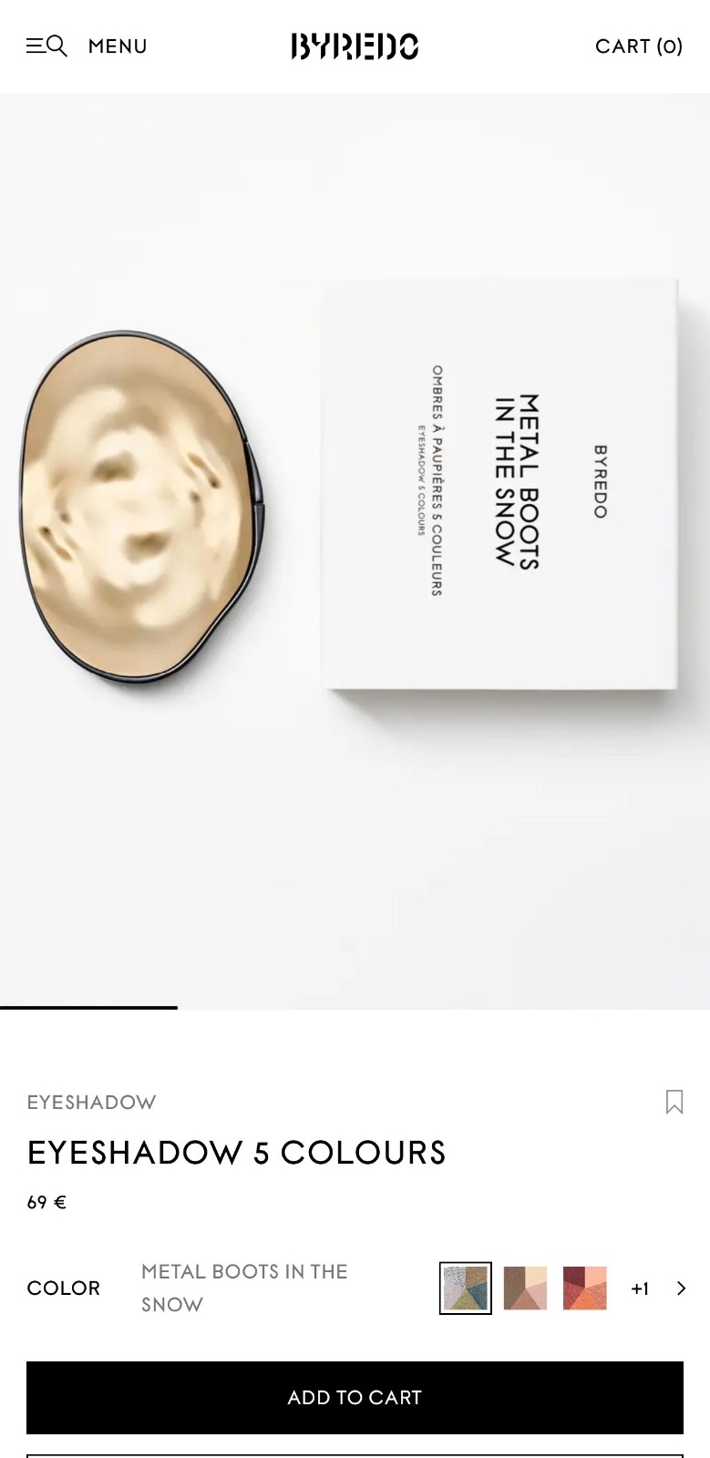 Byredo EYESHADOW 5 COLOURS