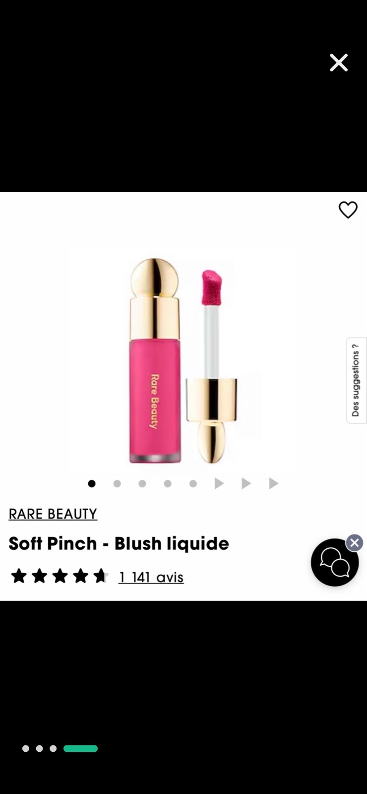 Blush rare beauty shade lucky