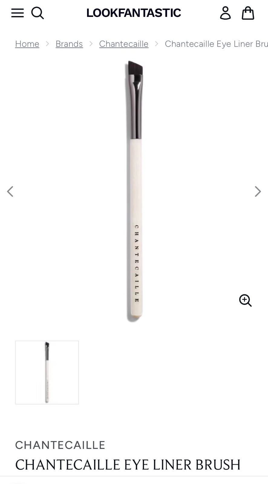 Eye liner brush