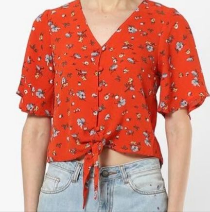 Jolie Top fleuri