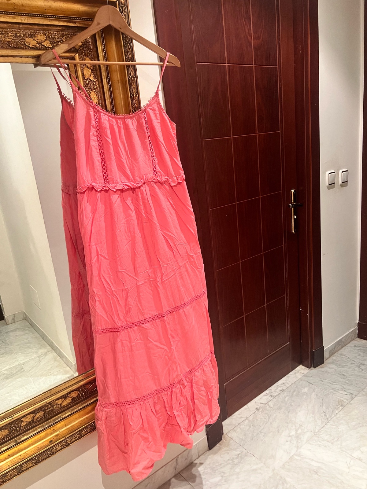 Robe rose longue 