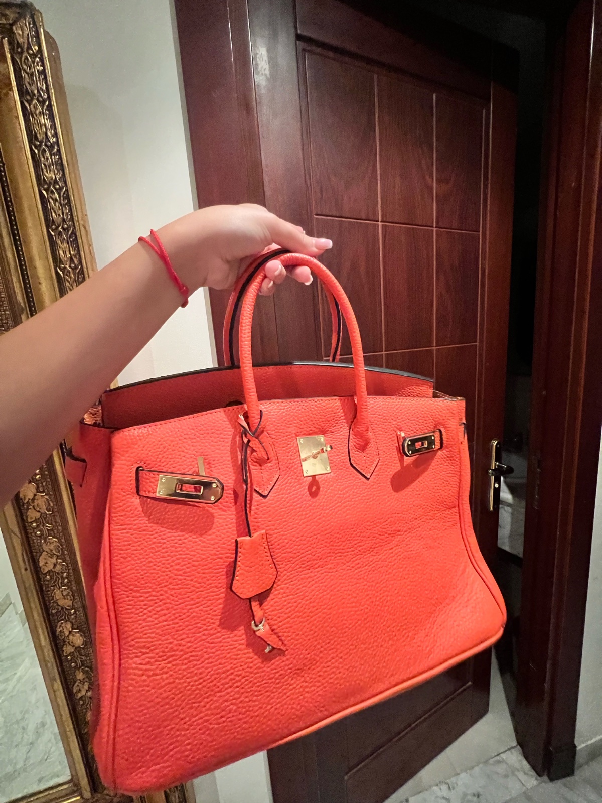 Sac orange - dupe H 