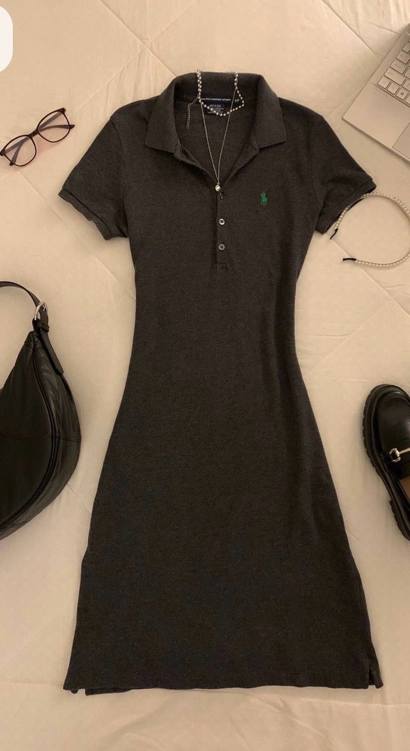 Robe ralph roulen en gris 