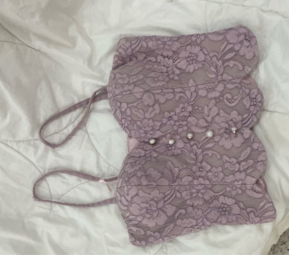 Corset robe de fleurs