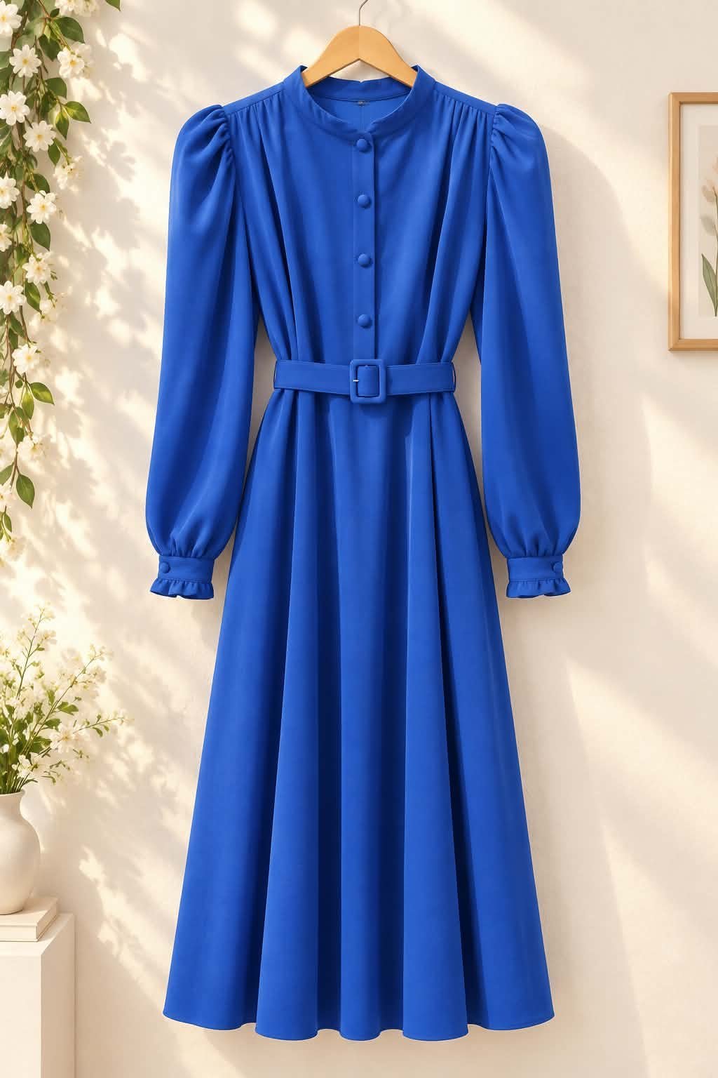 Robe bleu roi  