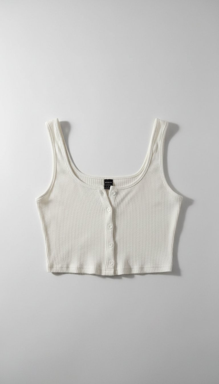 Crop top blanc 