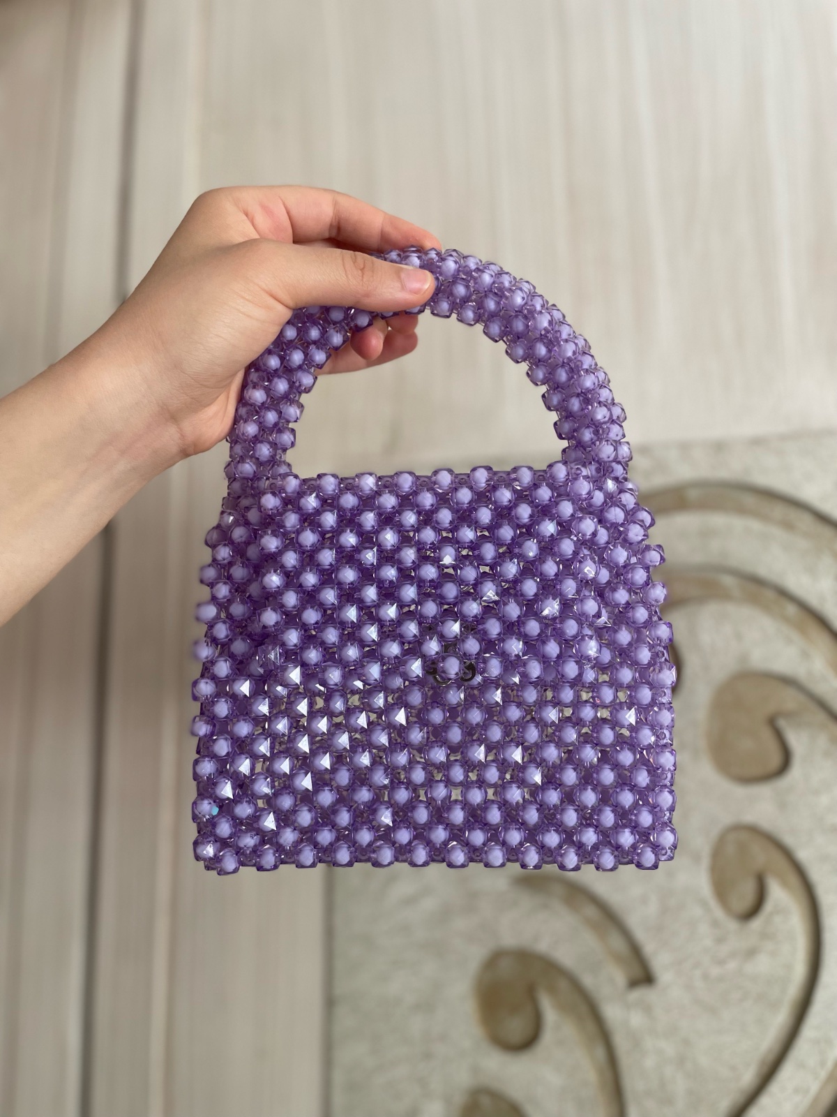 Sac à main en perles 