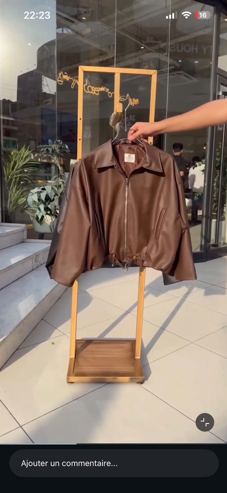 Veste marron